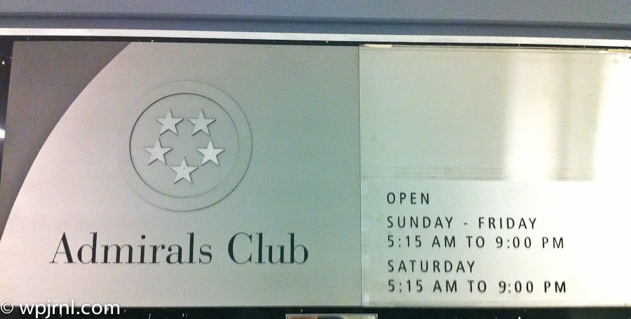 Admirals Club Lounge, JFK Airport New York