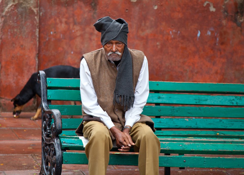 Agra Street Bench, Uttar Pradesh India