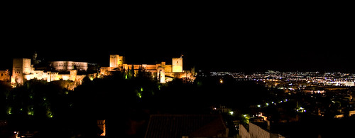 The Alhambra at Night, Granada Spain