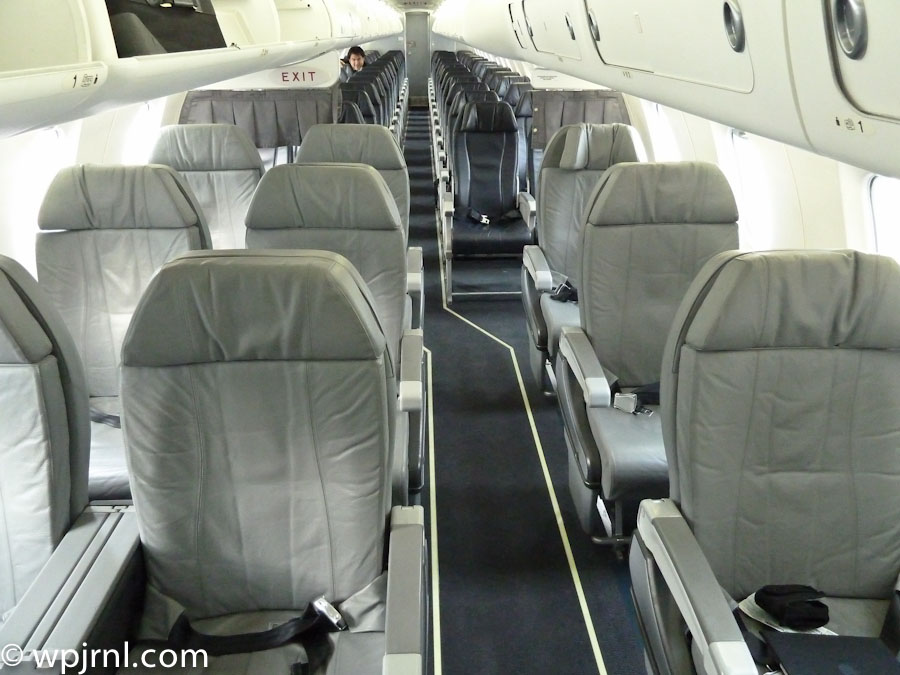 American Airlines CRJ-700 Business Class Aircraft Interior