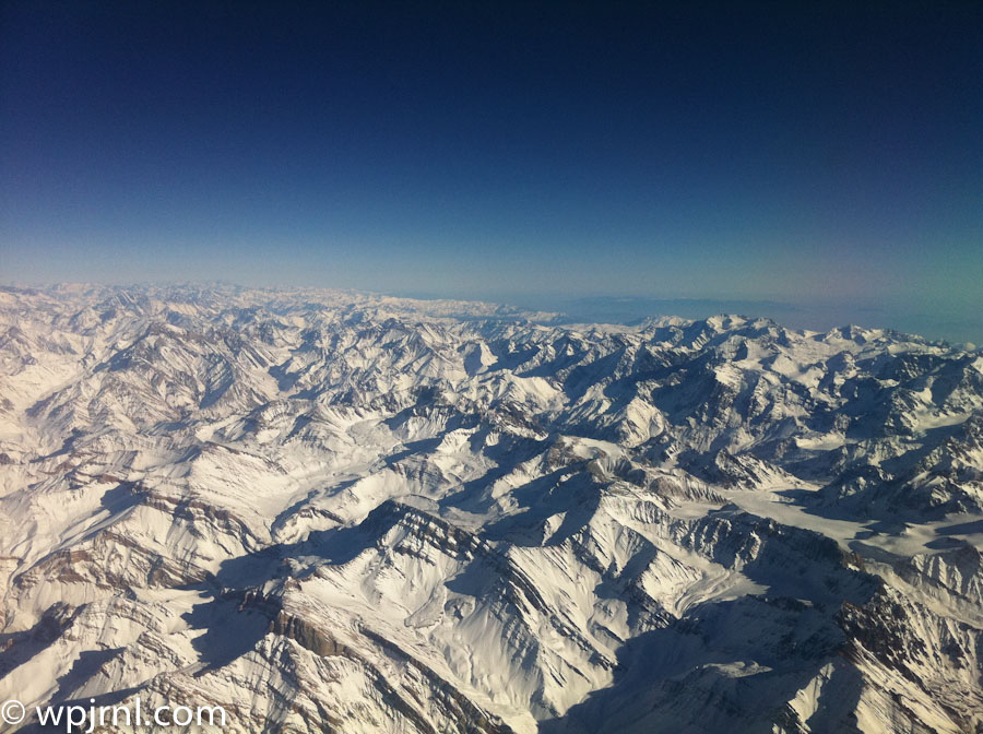 The Andes Mountain Range, South America