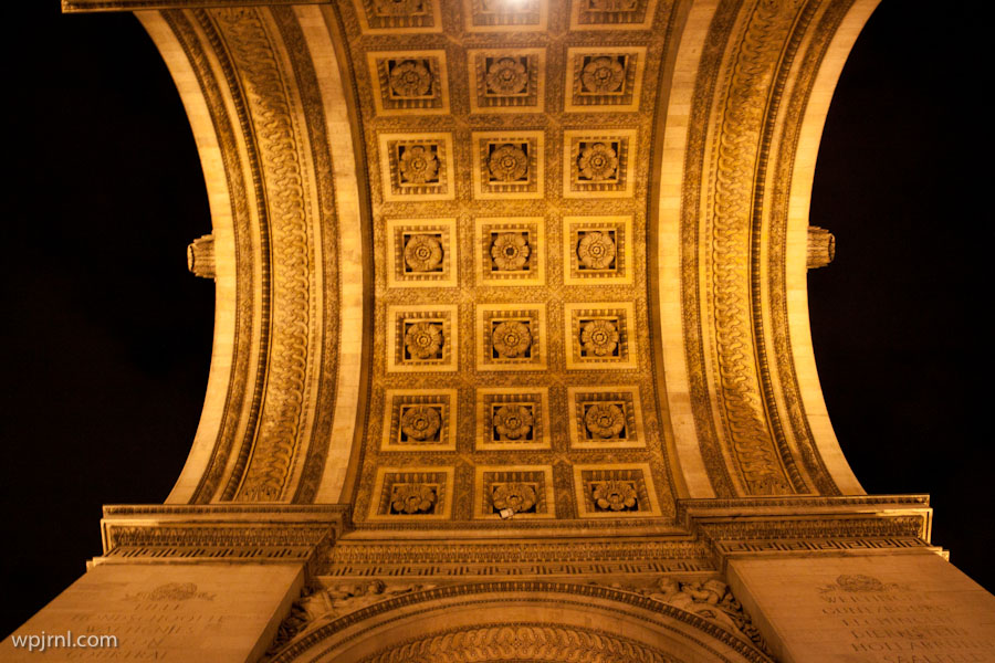 Arc de Triomphe Ceiling, Paris France