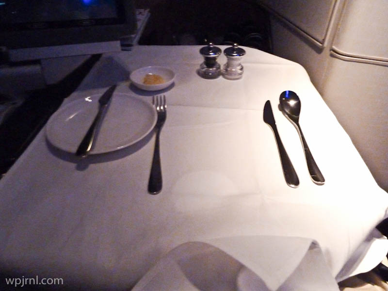 British Airways First Class Cabin, Boeing 747-400 Aircraft