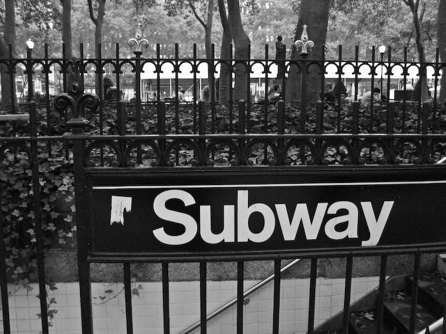 Bryant Park Subway Entrance, Manhattan New York City