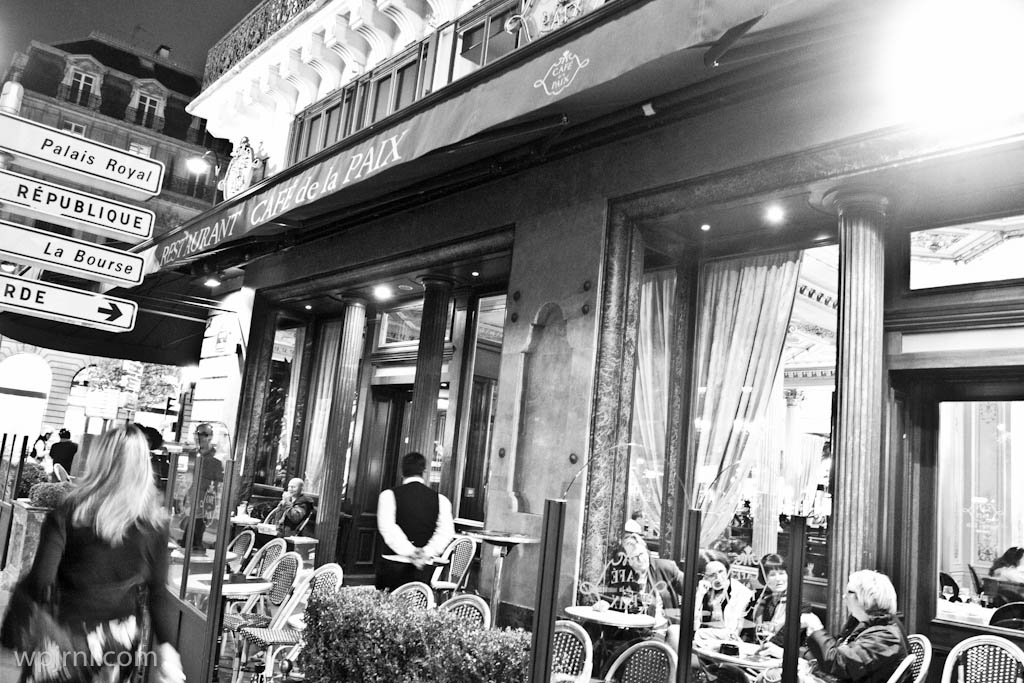 Café de la Paix, Historic Parisian Café, Paris France