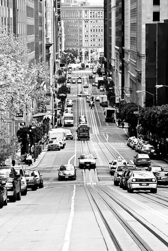 California Street, Downtown San Francisco USA