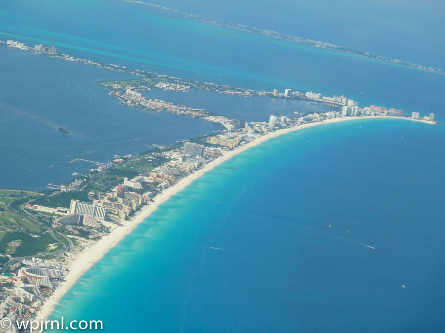 Cancun Beach Resort Strip, Quintana Roo Mexico