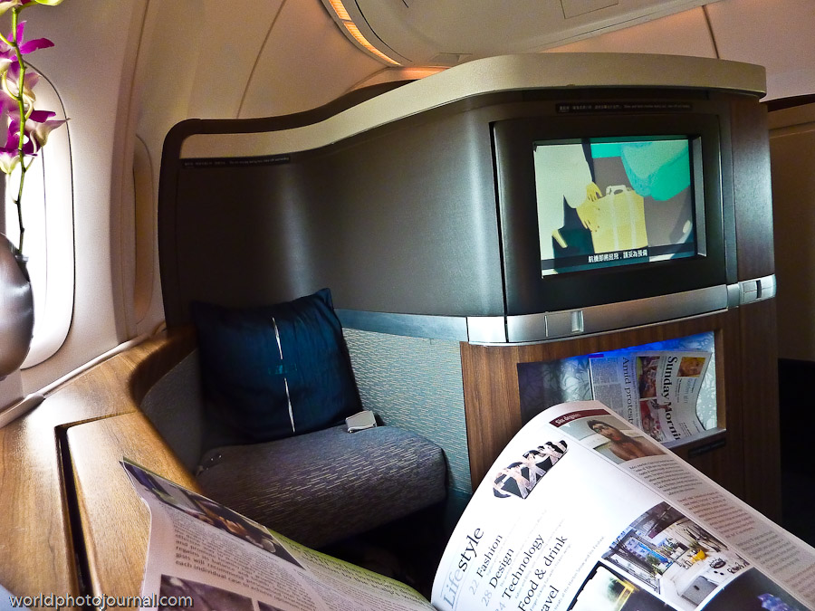 Cathay Pacific First Class Suite, Airbus A350 Aircraft