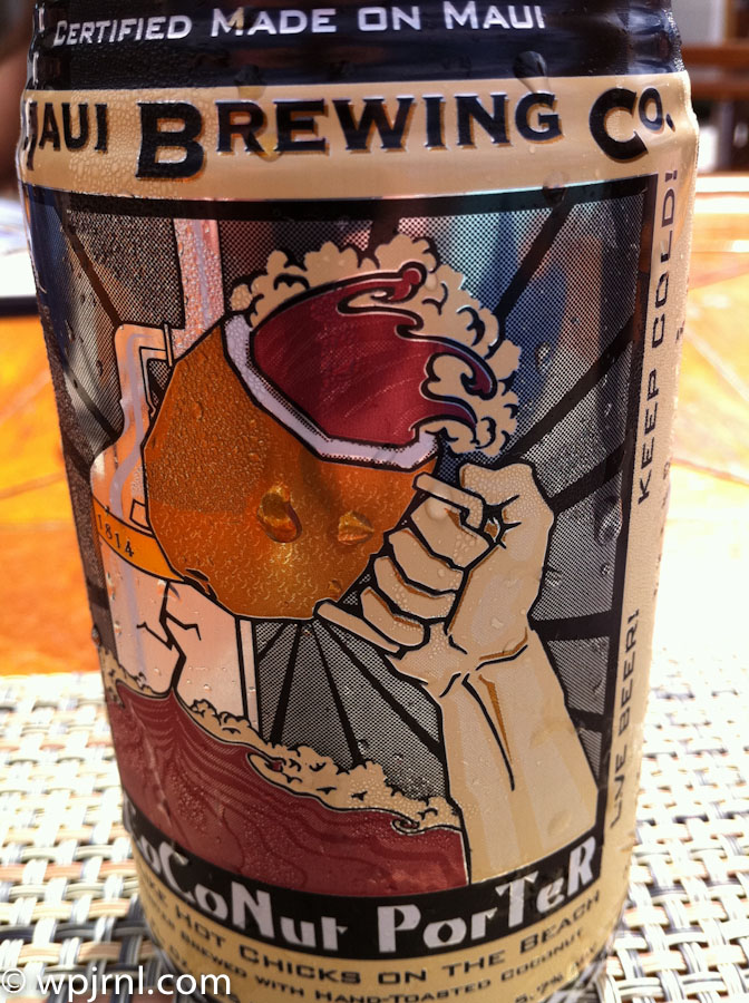 Coconut Porter Beer by Maui Brewing Co.