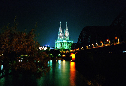 Cologne Cathedral and Rhine River, Cologne Germany