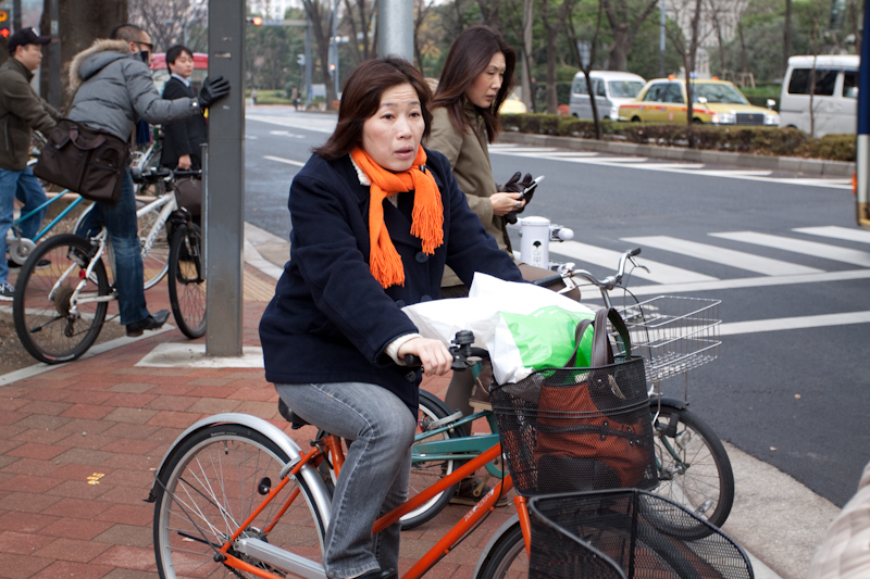 Urban Street Scene, East Asian City