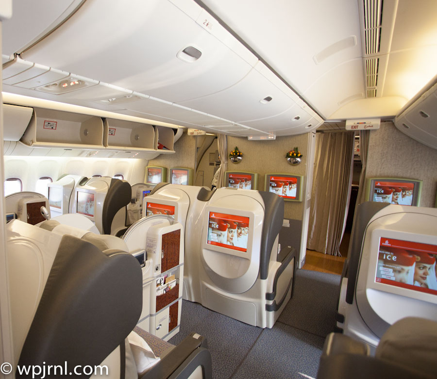 Emirates Boeing 777-200 First Class Cabin