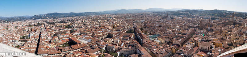 Florence Cityscape Panorama, Tuscany Italy