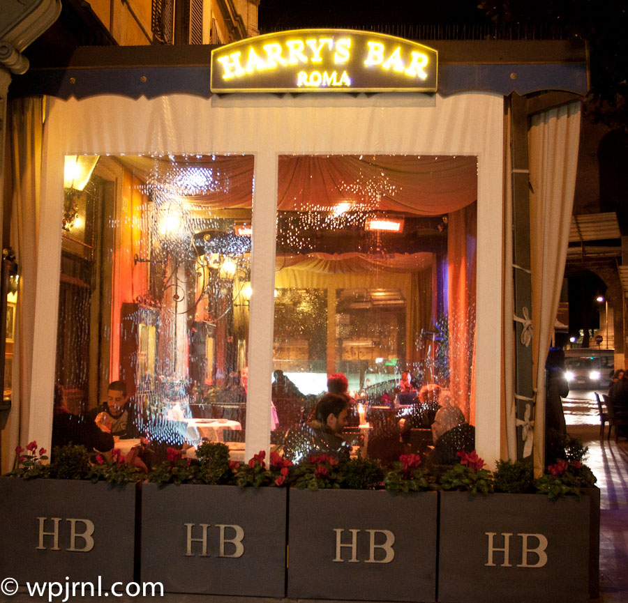 Harry's Bar Roma, Cocktail Bar, Rome Italy