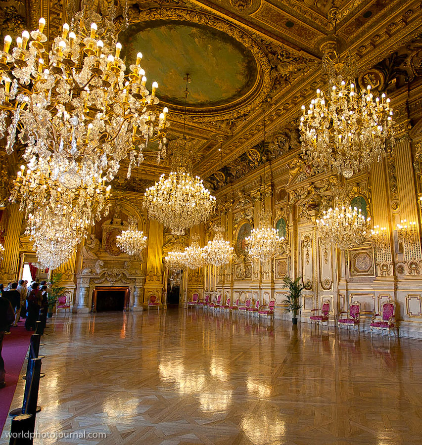 Hôtel de Ville Reception Hall, Paris France