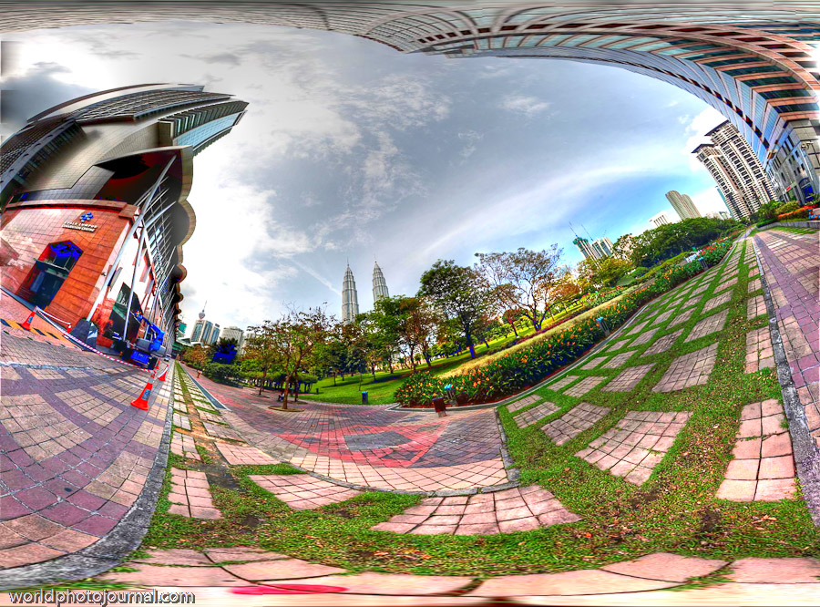 KLCC Park & Petronas Twin Towers, Kuala Lumpur Malaysia