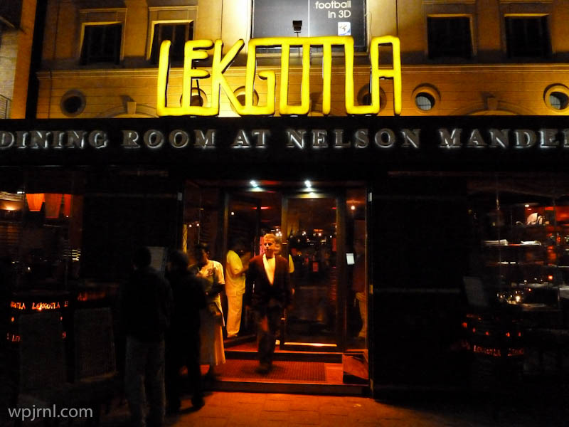 Lekgotla Restaurant, Mandela Square Johannesburg South Africa