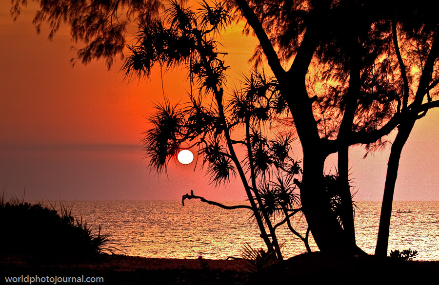 Mai Khao Beach Sunset, JW Marriott Phuket Thailand
