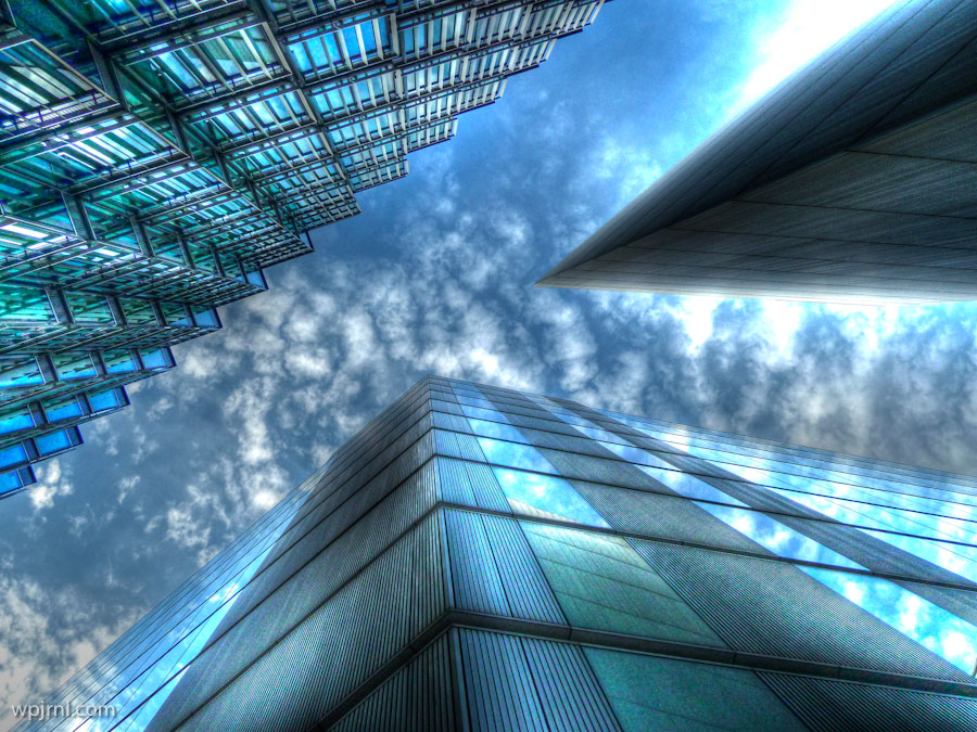Modern Skyscraper District, Urban Downtown