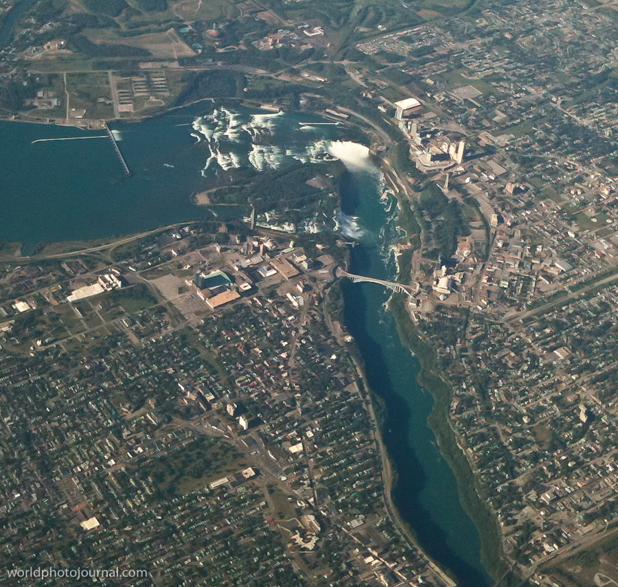 Niagara Falls Aerial View, Ontario Canada