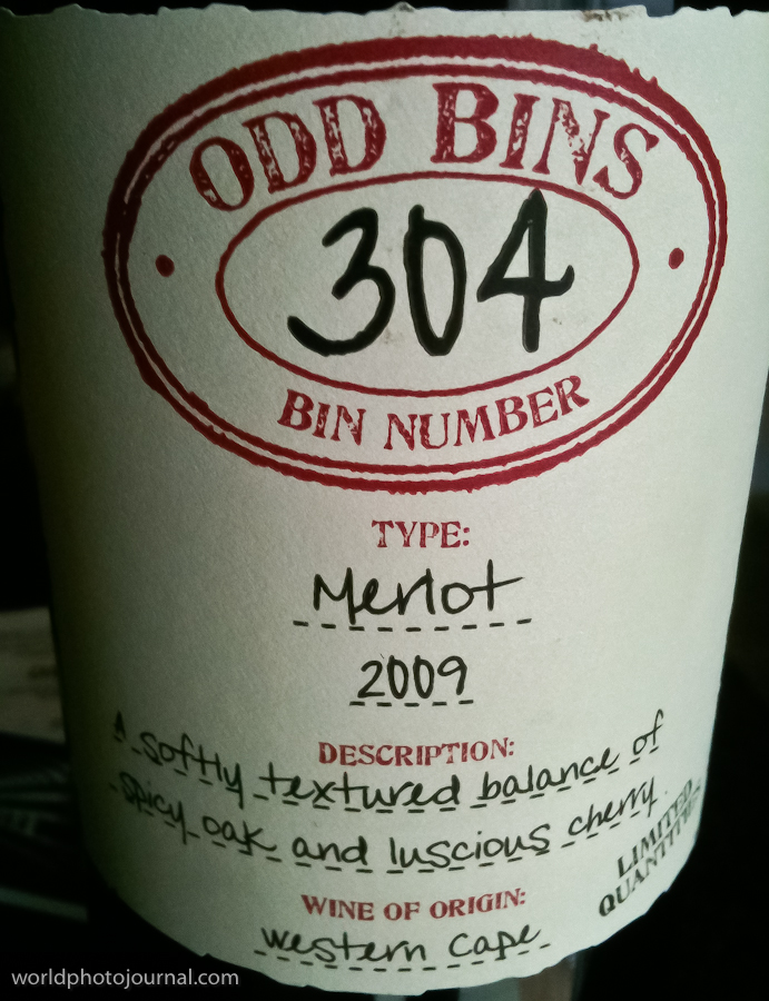 Odd Bins South African Merlot 2009 – Western Cape