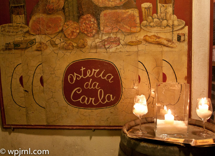 Osteria da Carla Restaurant, Venice Italy