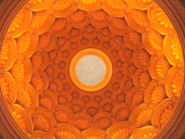 Atlantis Resort Ornate Ceiling, Paradise Island Bahamas