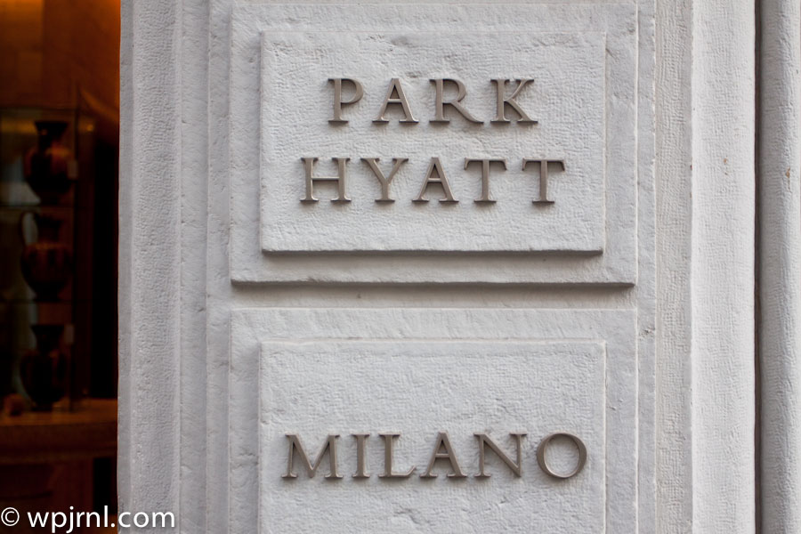 Park Hyatt Milano Hotel, Milan Italy