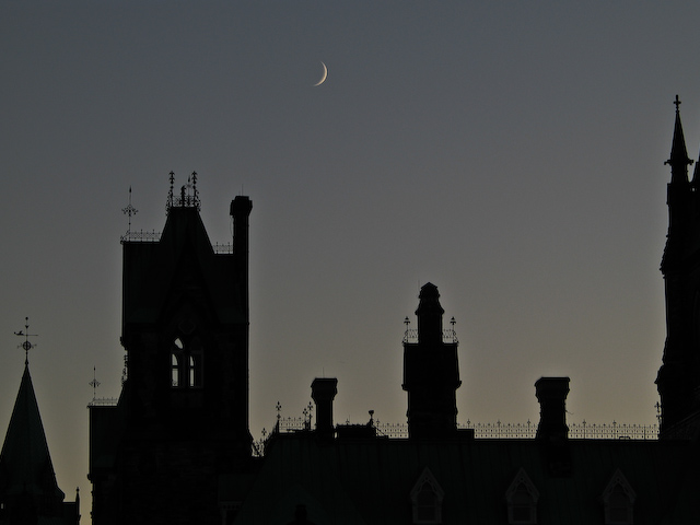 Parliament Hill at Dusk, Ottawa Canada