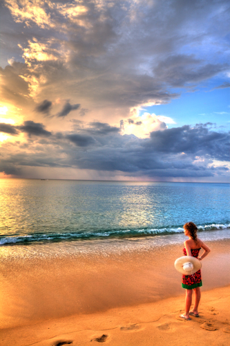Phuket Beach Sunset, Thailand