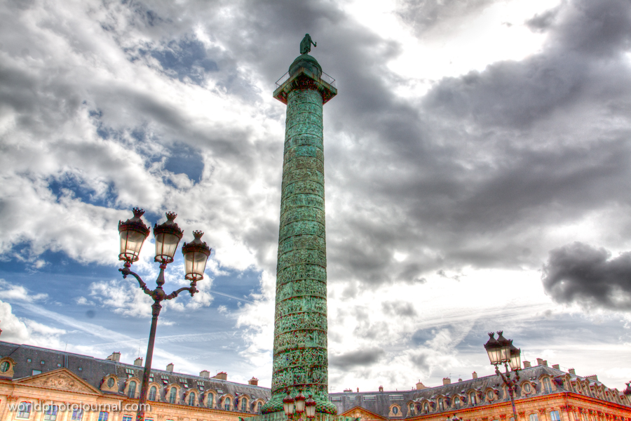 Place Vendôme Column, Historic Square Paris France