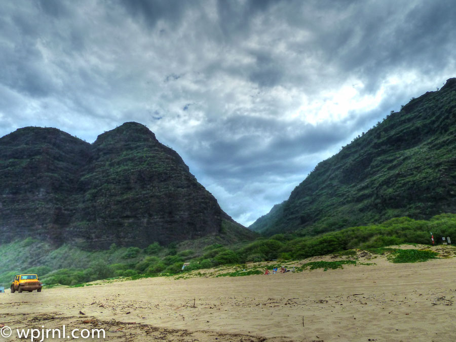 Polihale State Park Beach, Kauai Hawaii