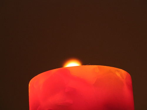 Handmade Wax Candle with Natural Flame