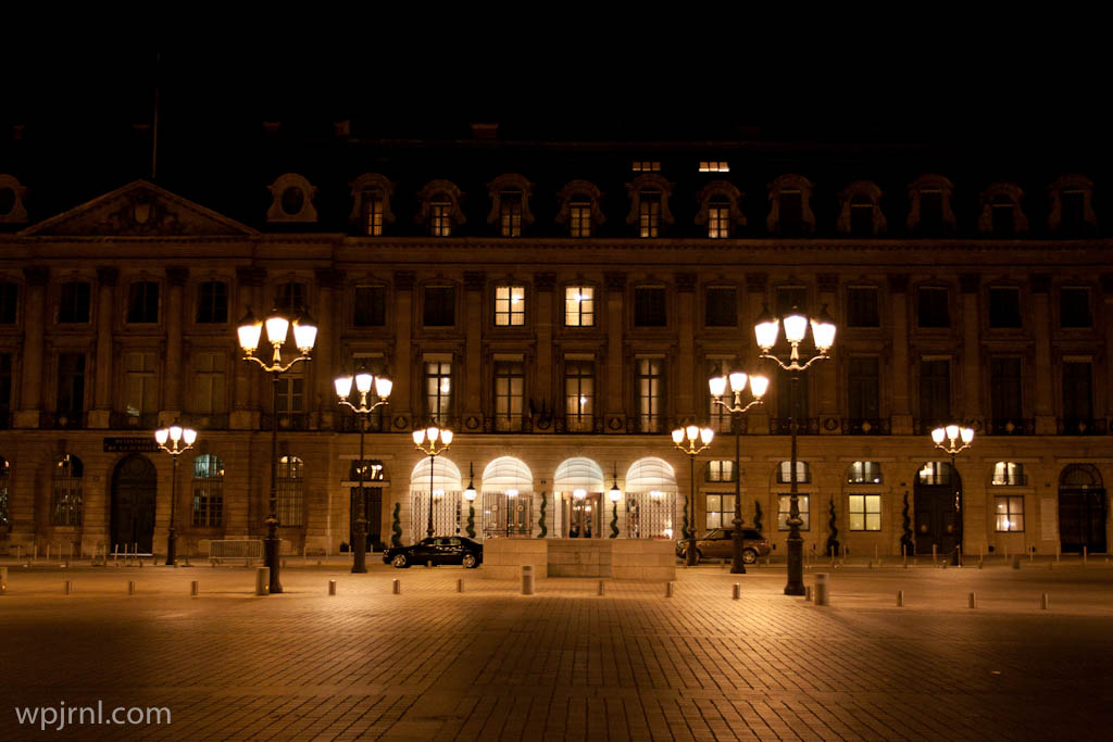 The Ritz Paris Hotel, Place Vendôme Paris France