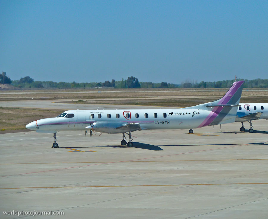 American Jet Aircraft at Rosario International Airport, Argentina