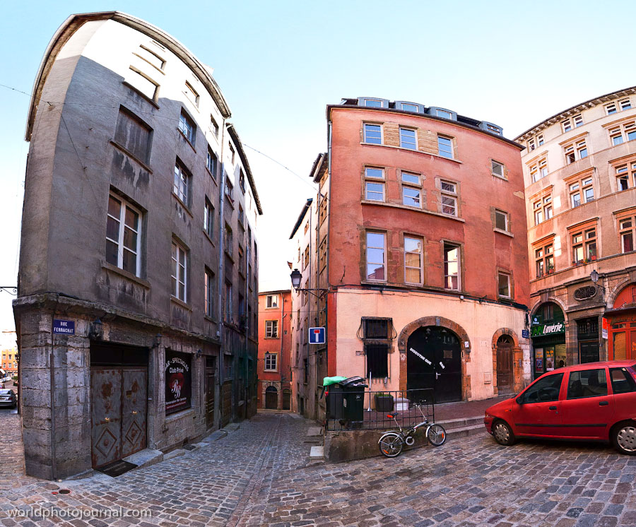 Rue Ferrachat Street, Lyon France