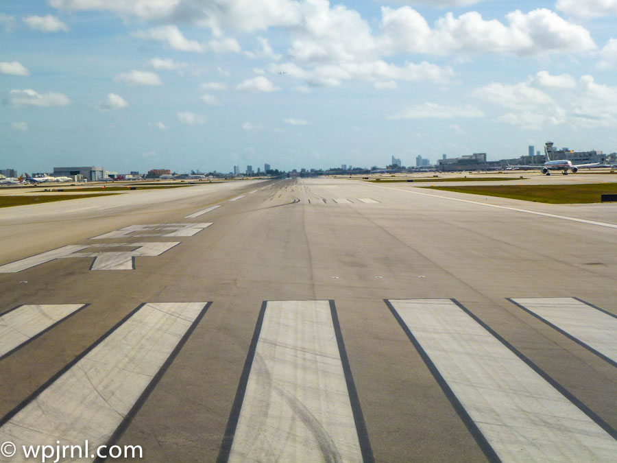 Runway 8R Miami International Airport, Florida USA