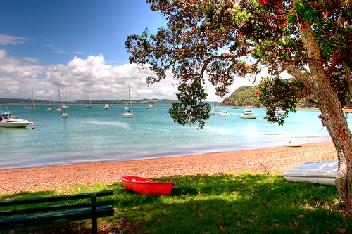 Russell Beach, Bay of Islands New Zealand