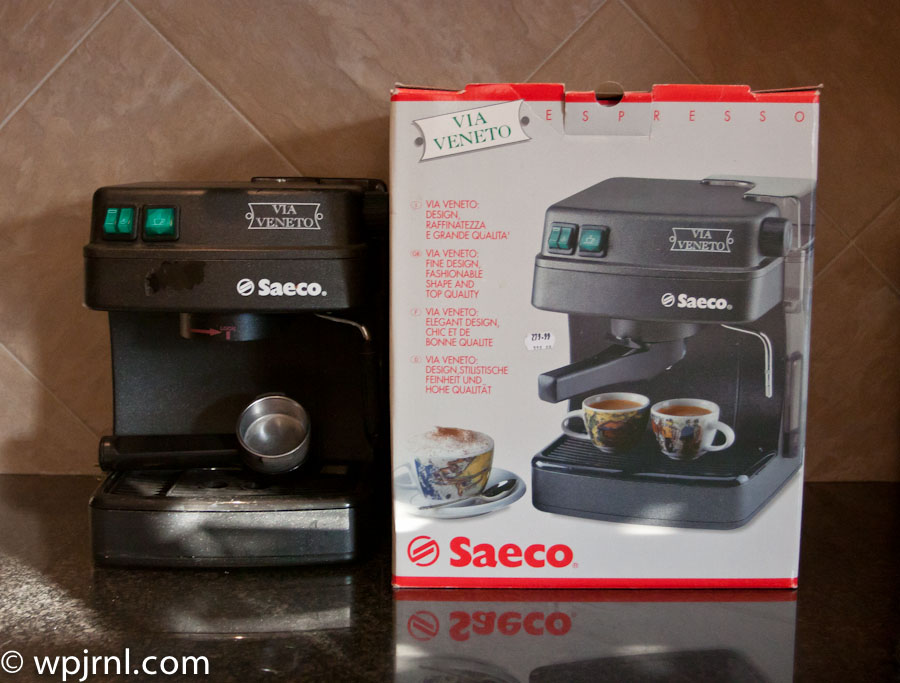 Espresso Coffee from Saeco Via Veneto Machine