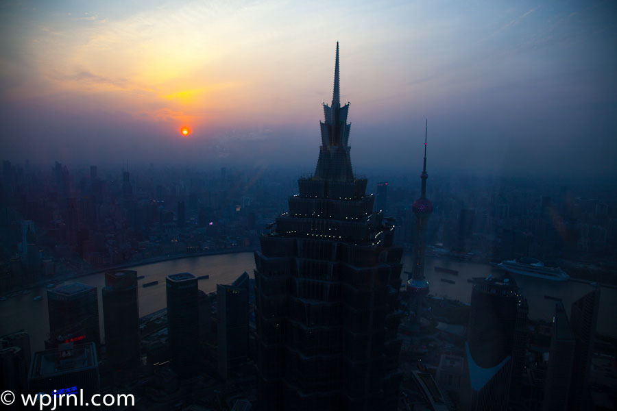 Jin Mao Tower & Pudong Skyline, Shanghai China