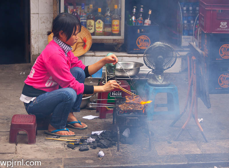 Street Cooking Culture in Hanoi, Vietnam