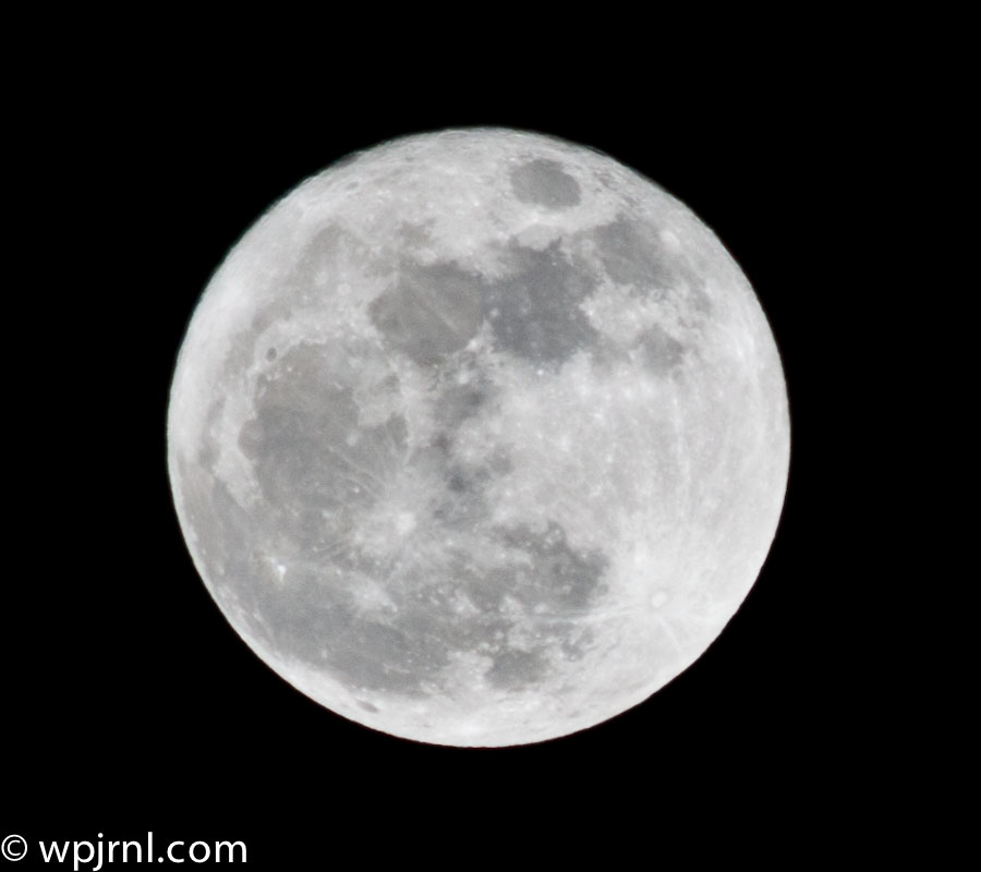 The Moon as Seen from Toronto, Canada