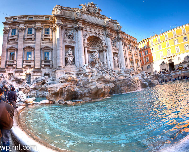 Trevi Fountain Baroque Masterpiece, Rome Italy