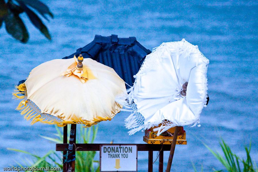 Tropical Beach Resort with Donation Station, Southeast Asia