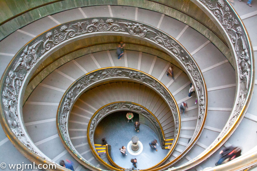 Vatican Museum Spiral Stairs, Vatican City
