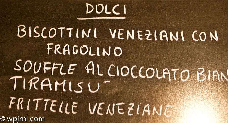 Venetian Desserts Collection: Biscottini, Fragolino Biscuits, White Chocolate Souffle, Tiramisu & Frittelle