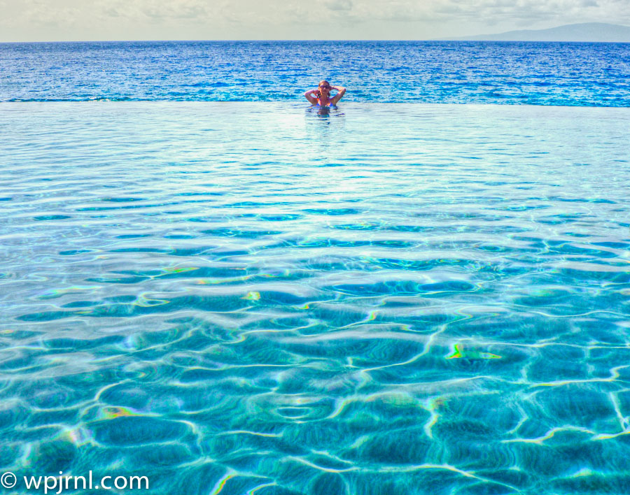 Wailea Marriott Resort Infinity Pool, Maui Hawaii